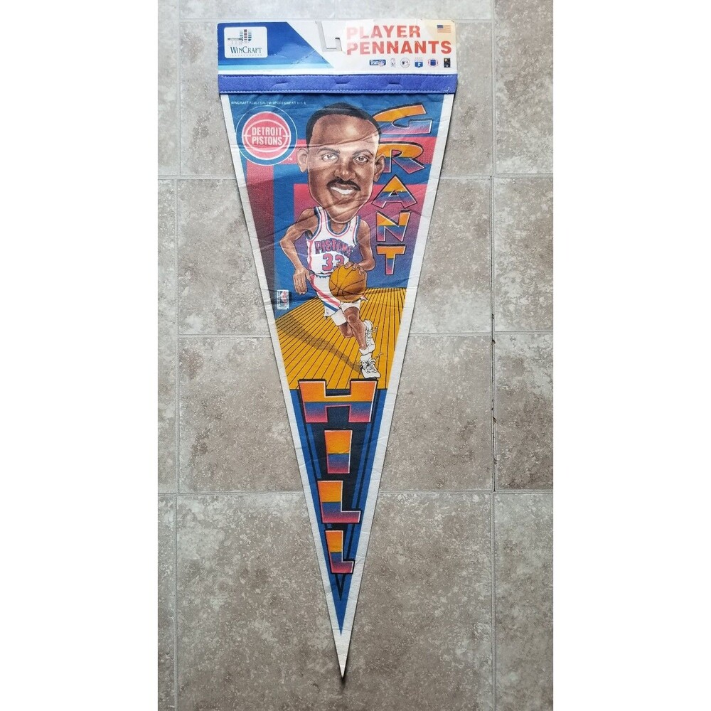 Vintage Wincraft Salem Detroit Pistons Grand Hill Pennant